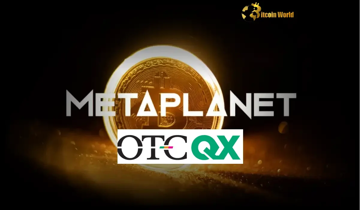 Significant Milestone: Metaplanet Joins OTCQX Billion Plus Index