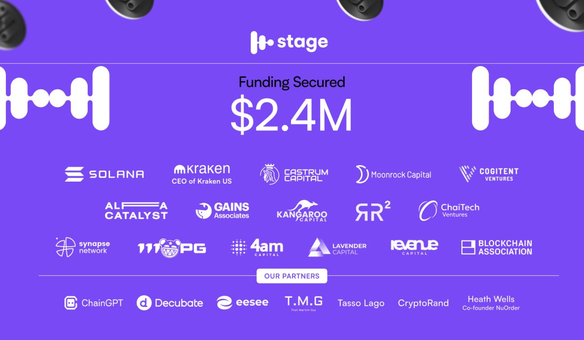 Stage Raises $2.4M to Revolutionize the Future of Music