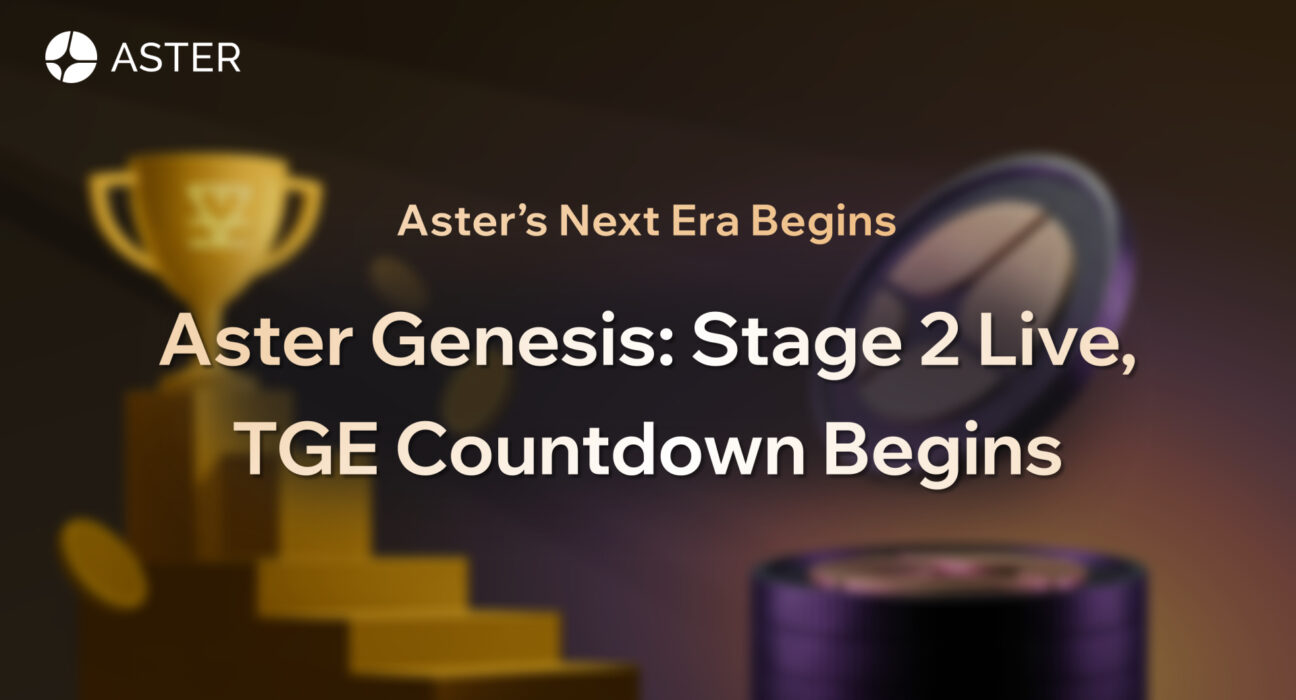 Aster’s Next Era Begins: Airdrop Points Stage 2 Live, TGE Countdown Begins