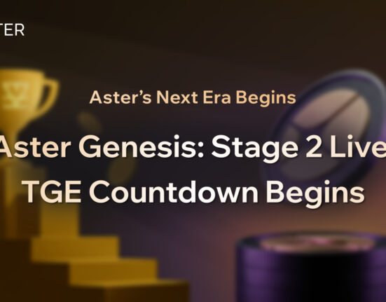 Aster’s Next Era Begins: Airdrop Points Stage 2 Live, TGE Countdown Begins