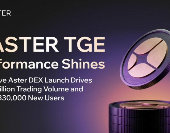 $ASTER TGE Day-One Performance Shines: Exclusive Aster DEX Launch Drives $371 Million Trading Volume and nearly 330,000 New Users