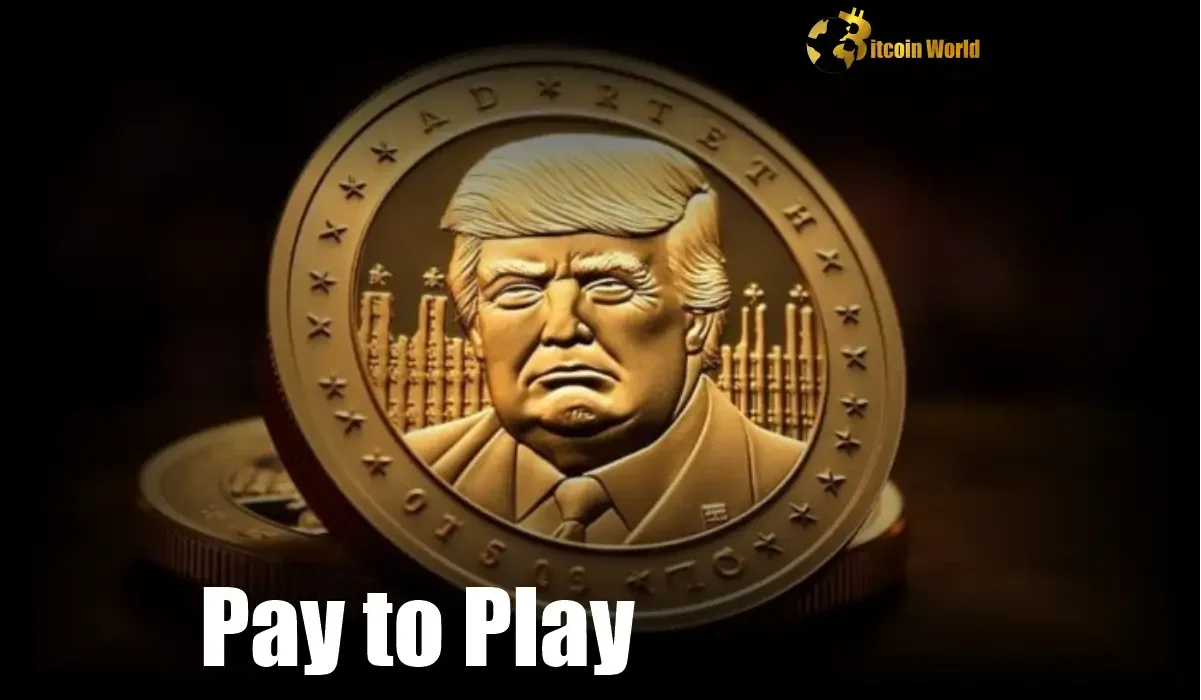 TRUMP Memecoin Shock Insiders Rake in $900K Crypto Trading Fees Amid ‘Pay to Play’ Fears