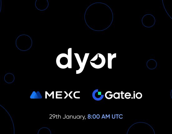 Dyor Token Set to Launch January 29th with Gate.io and MEXC Listings