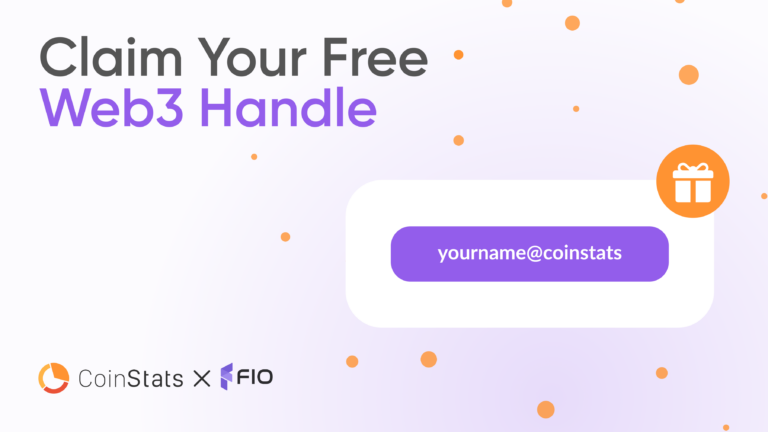 Partnership with FIO Protocol Brings Free Web3 Handles for CoinStats Users