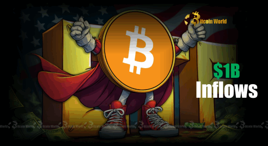 U.S. Spot Bitcoin ETFs Ignite Market with Over $1 Billion Inflow Surge