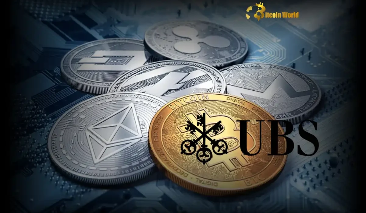 Urgent Crypto Alert: UBS Warns Of Pressure On Digital Currencies In US  Trade Review