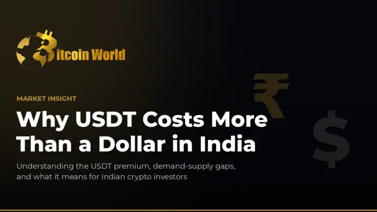 Why USDT Costs More Than a Dollar in India