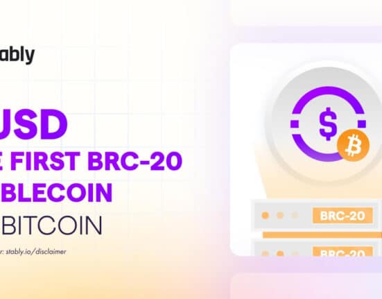 Stably Launches #USD as the First BRC20 Stablecoin on the Bitcoin Network