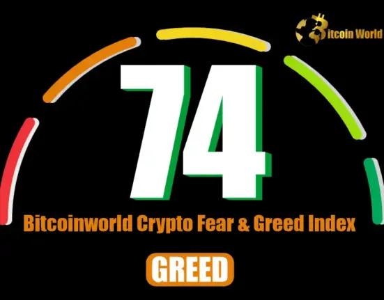 Unlocking Crypto Fear & Greed Index Soars to 74 in ‘Greed’ Zone
