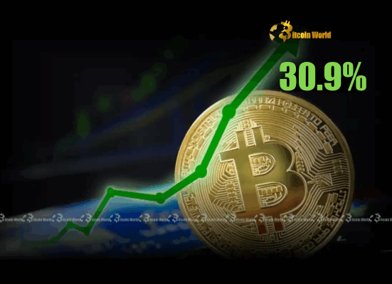 Unlocking Growth: Bitcoin's Remarkable Surge in Investor Portfolios to 30.9%