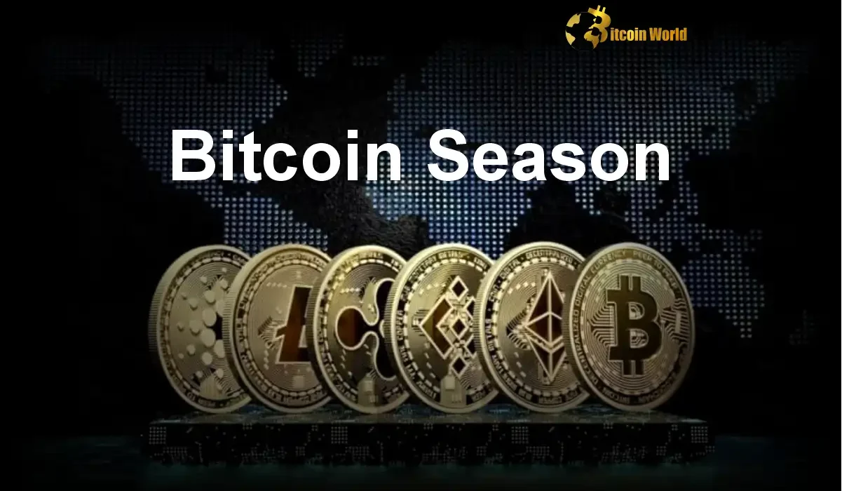 Urgent Bitcoin Season Dominates Crypto Market as Altcoin Index Hits 24