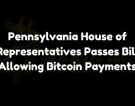 Pennsylvania House of Representatives passes the Bitcoin Rights Bill, allowing cryptocurrency self-custody and Bitcoin payments.