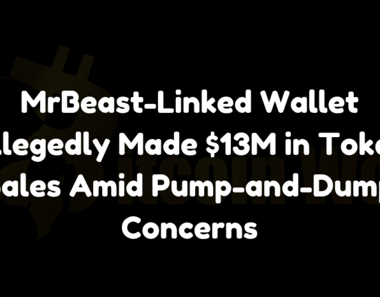 MrBeast-Linked Wallet Allegedly Made $13M in Token Sales Amid Pump-and-Dump Concerns