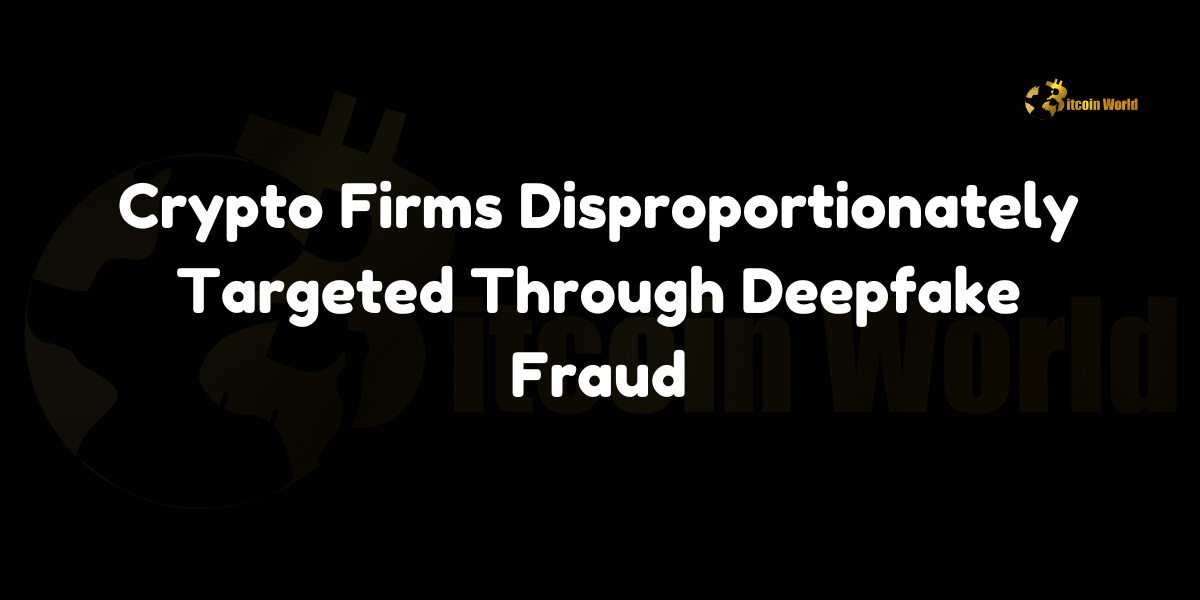 Crypto firms are disproportionately targeted by deepfake fraud, with over 50% experiencing audio and video-based identity fraud.