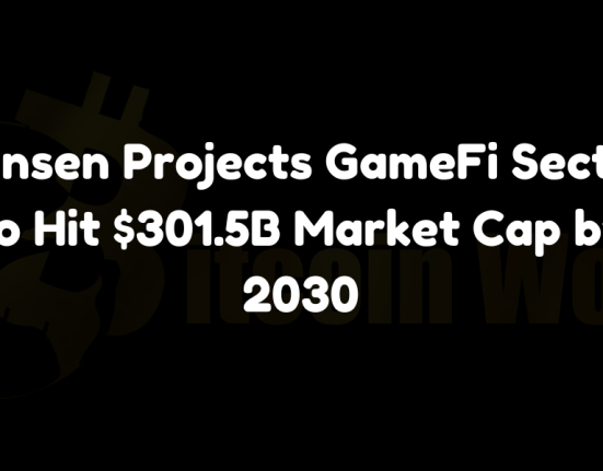 Nansen projects the GameFi sector to reach a $301.5B market cap by 2030, driven by an 8.94% increase in daily trading volumes.