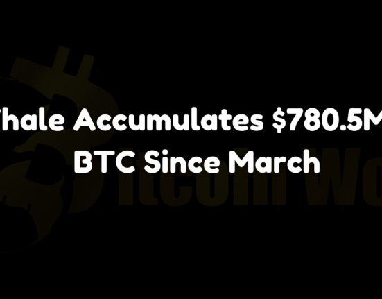 Whale accumulates $780.5M in BTC since March, purchasing 11,658 BTC at an average of $66,953 per coin.