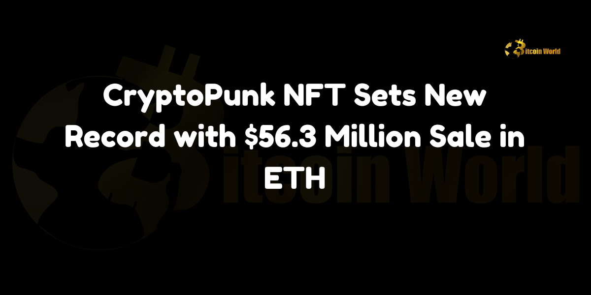 CryptoPunk NFT Sets New Record with $56.3 Million Sale in ETH logo