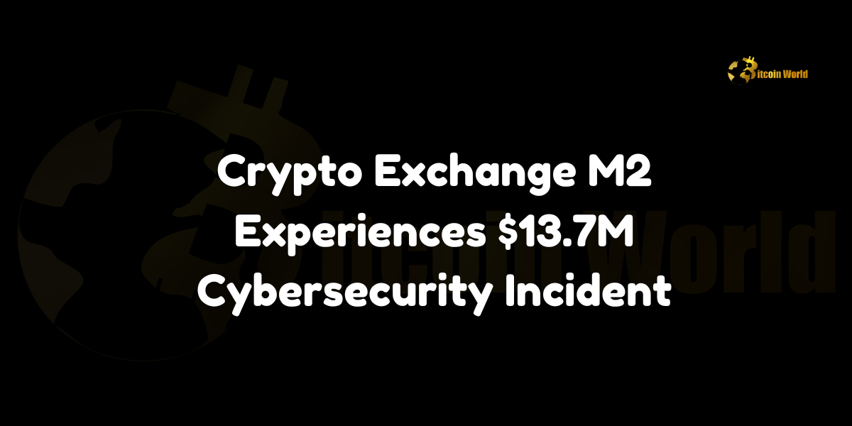 UAE-based crypto exchange M2 experiences a $13.7M cybersecurity incident.