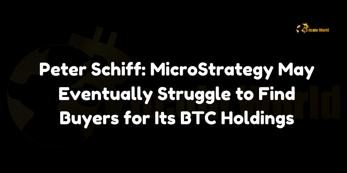 Peter Schiff criticizes MicroStrategy's $42B Bitcoin acquisition plan, warning of potential liquidity issues for its BTC holdings.