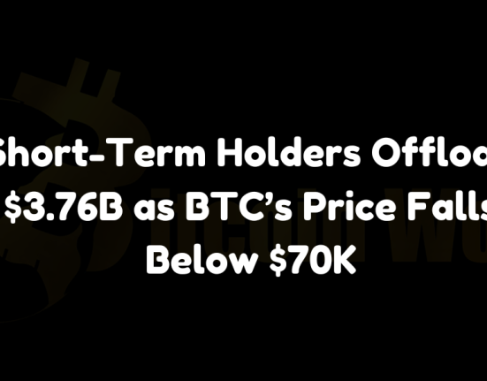 Short-term holders offload $3.76B as BTC's price falls below $70K.