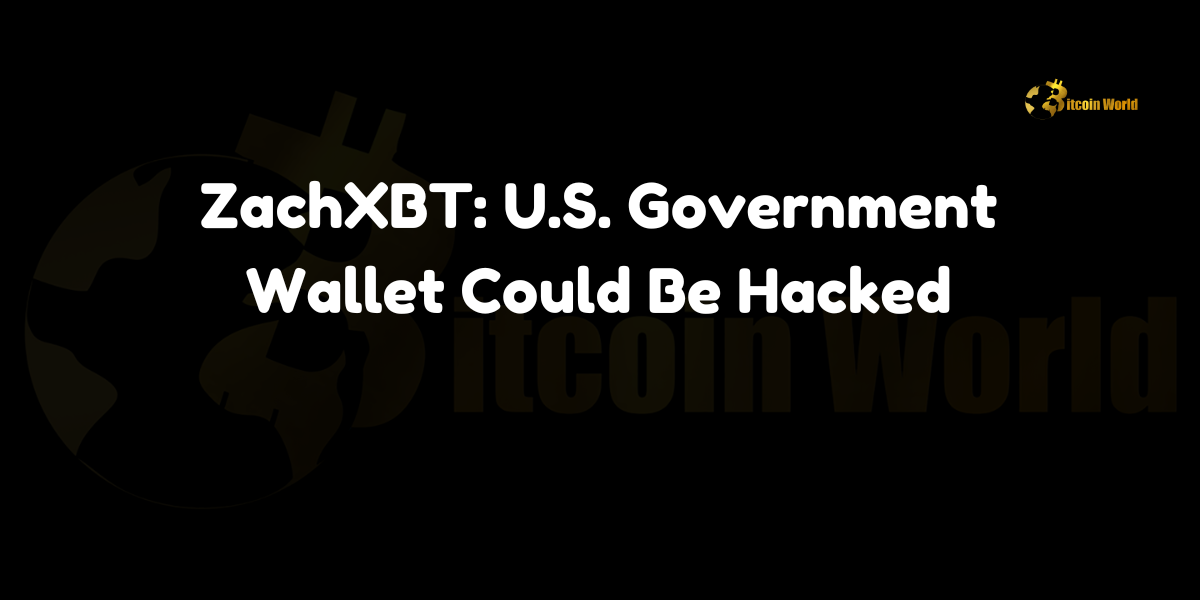 Blockchain security expert ZachXBT warns of a potential hack in the U.S. government wallet storing confiscated funds from the Bitfinex hack.