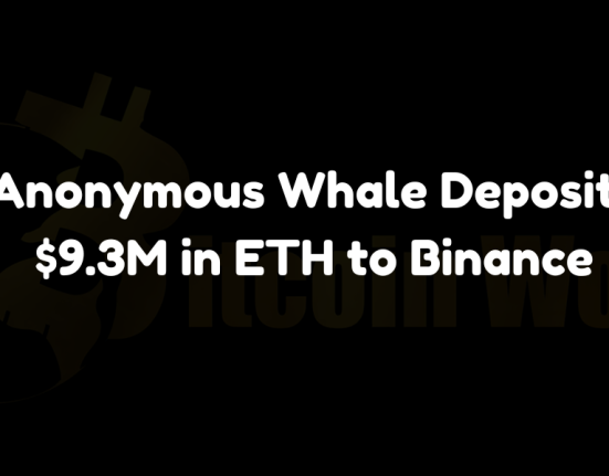 Anonymous whale deposits $9.3M in ETH to Binance.