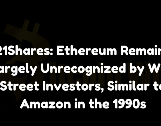 21Shares' research analyst Leena ElDeeb compares Ethereum's recognition by Wall Street to Amazon's status in the early 1990s.