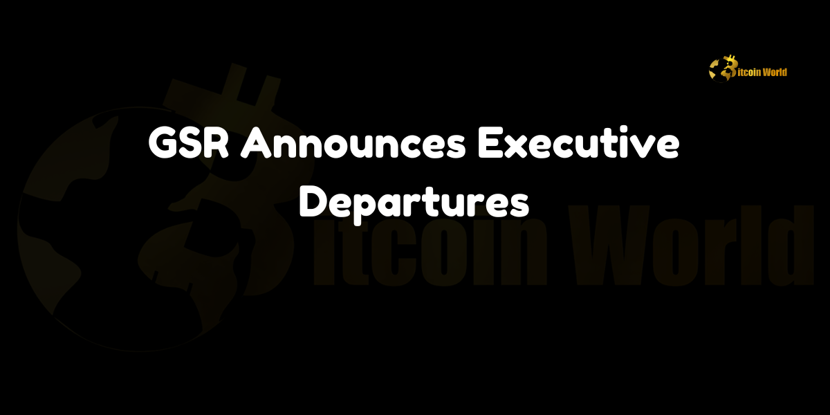 GSR, a leading cryptocurrency market maker, announces the departure of co-CEO Rich Rosenblum and CTO John MacDonald.