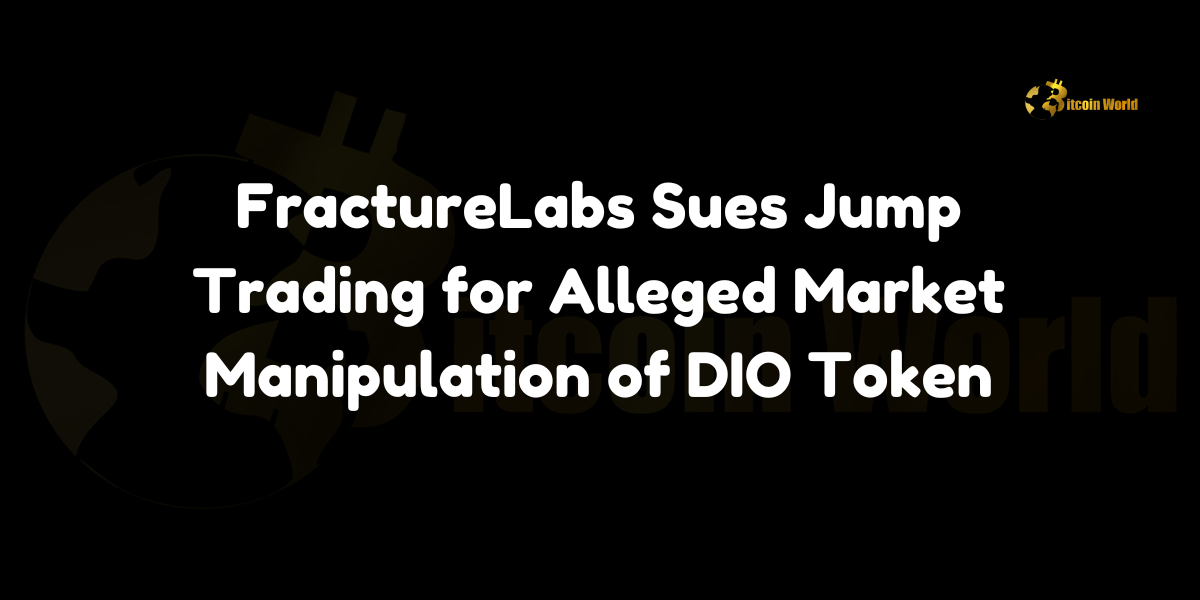 FractureLabs sues Jump Trading for alleged market manipulation of DIO token. Discover the lawsuit details and its impact on the crypto gaming industry.