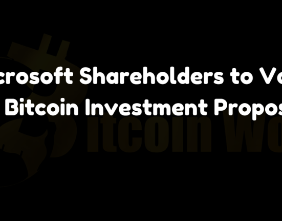 Microsoft shareholders to vote on a Bitcoin investment proposal, with the Board recommending against it.