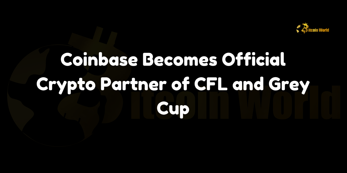 Coinbase partners with the Canadian Football League (CFL) and the 111th Grey Cup to expand crypto access in Canada.