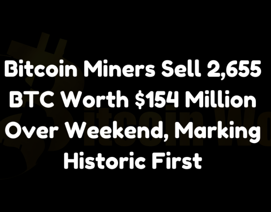 Bitcoin miners sell 2655 BTC