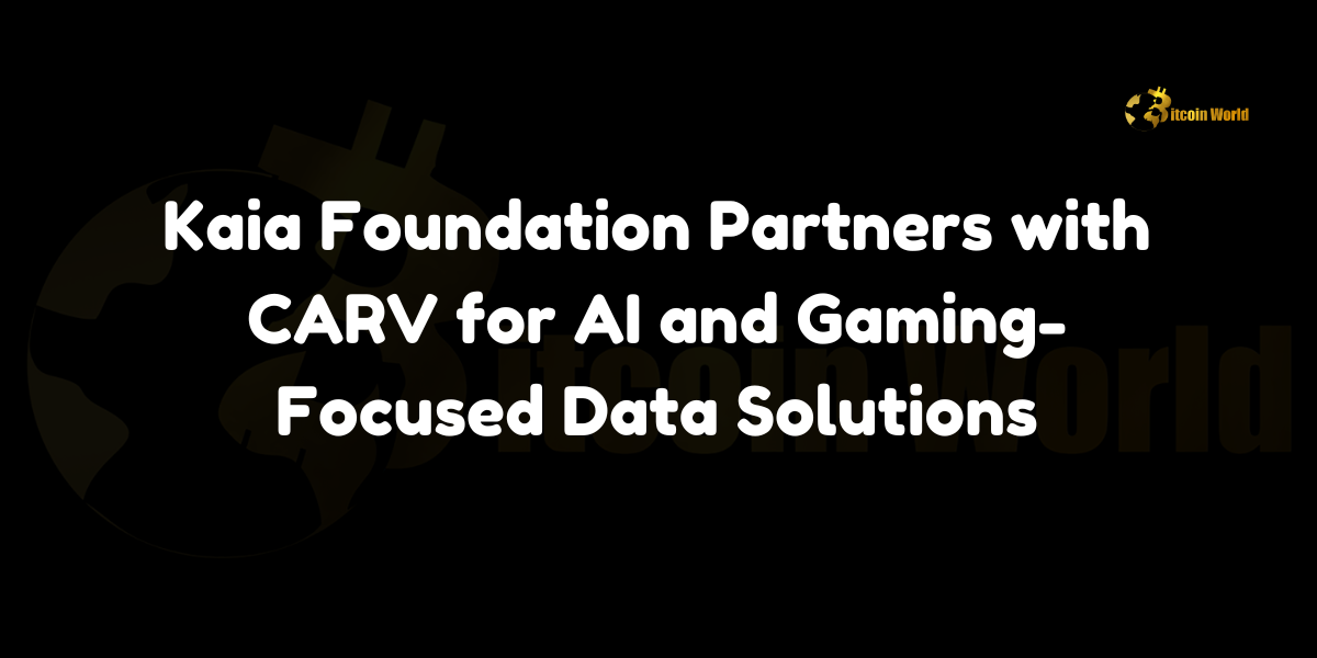 Kaia Foundation partners with CARV to enhance identity verification, data ownership, and privacy protection for AI and gaming applications.