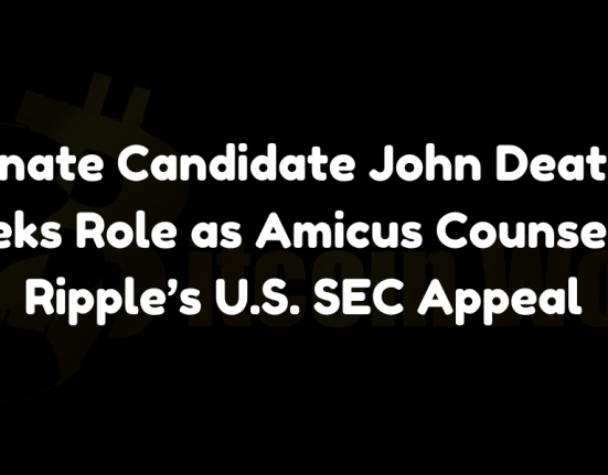 Senate candidate and pro-XRP attorney John Deaton files to appear as amicus counsel in Ripple’s SEC appeal.