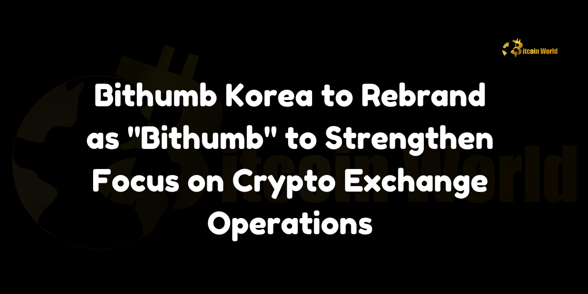 Bithumb Korea to Rebrand