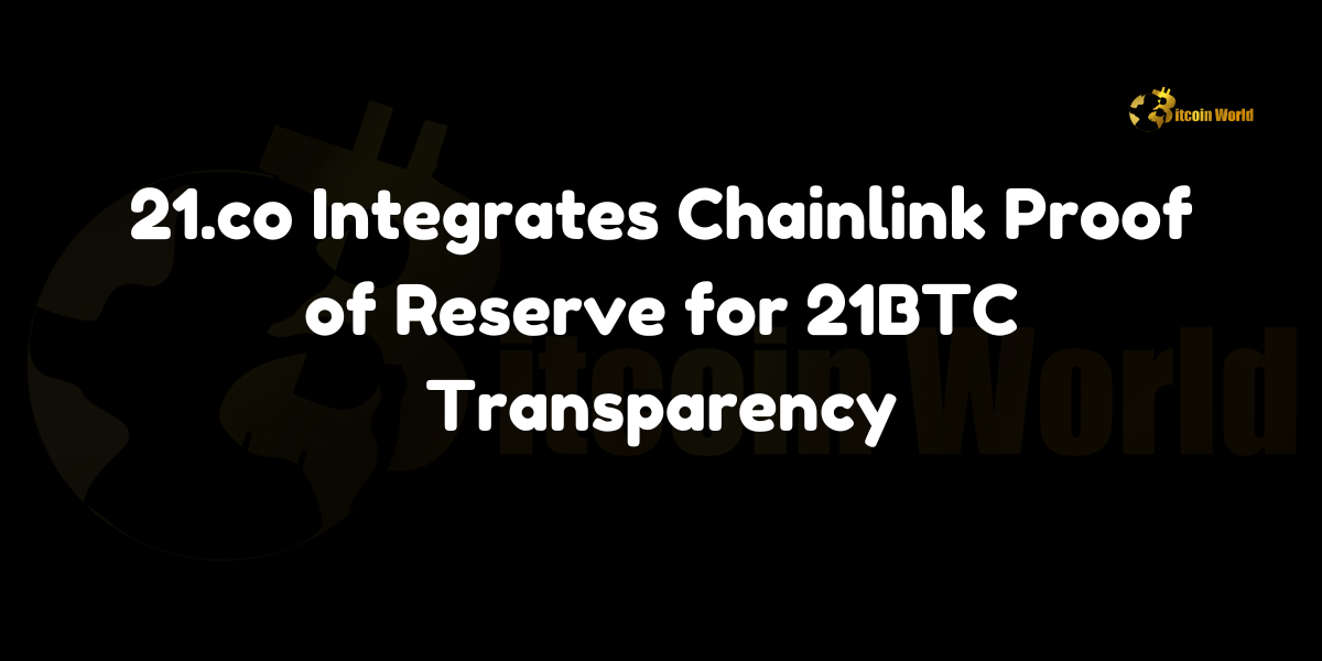 21.co Integrates Chainlink