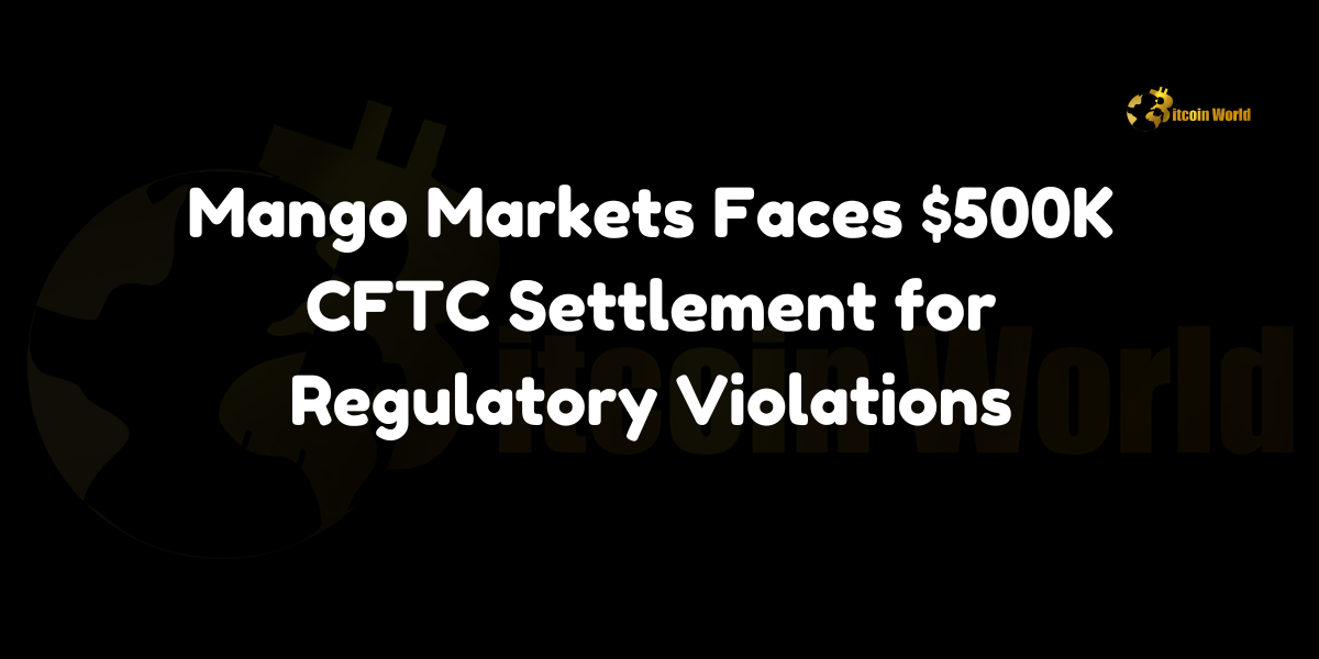 Mango Markets Faces $500K CFTC