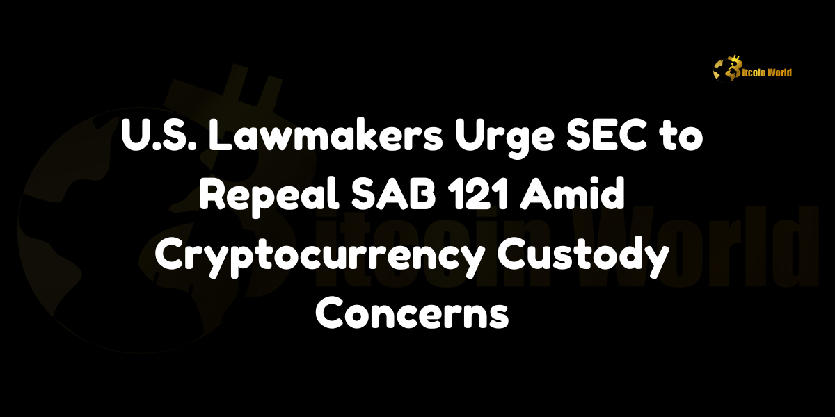 US Lawmakers Urge SEC to Repeal SAB 121