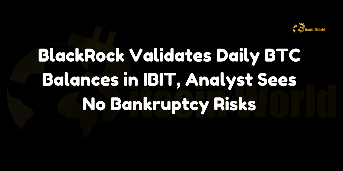 BlackRock Validates Daily BTC Balances in IBIT