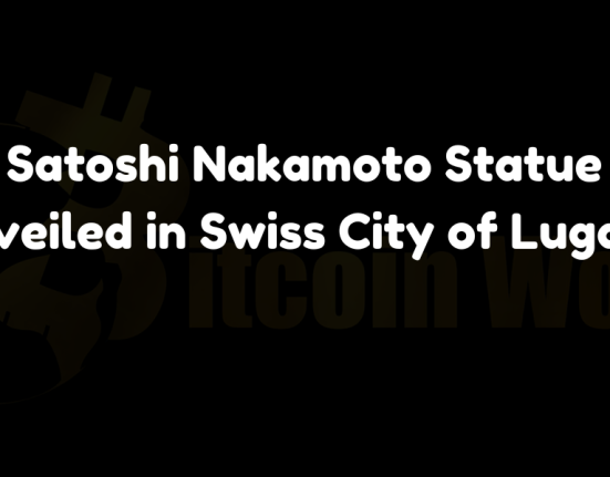 A statue honoring Bitcoin creator Satoshi Nakamoto is unveiled in Lugano, Switzerland, through a collaboration with Tether's Plan ₿ project.