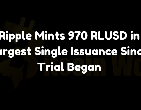 Ripple mints 970 RLUSD