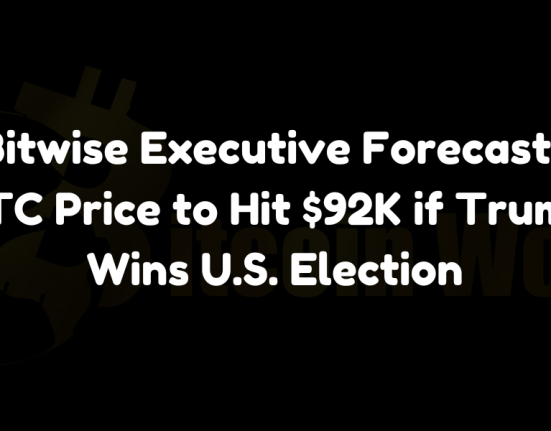 Bitwise executive Jeff Park forecasts Bitcoin could reach $92K if Donald Trump wins the U.S. election, while Mark Cuban predicts a short-term surge followed by potential declines.