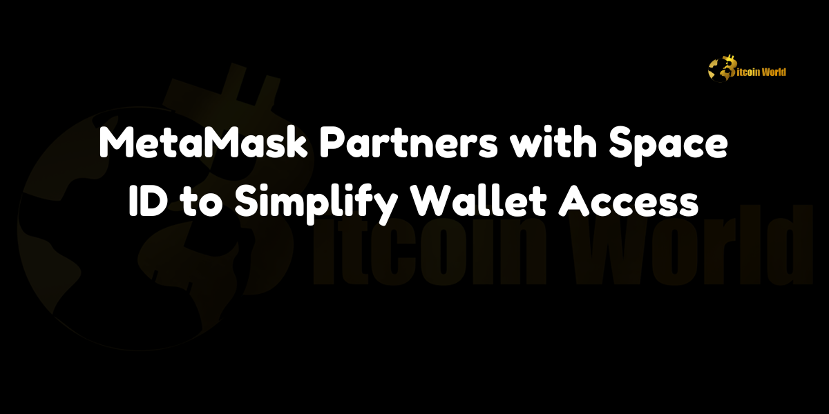 MetaMask partners with Space ID to simplify wallet access with customizable domain names.