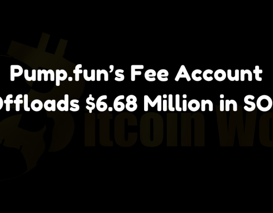 Pump.fun's fee account offloads $6.68M in SOL, contributing to a total of $162M revenue.