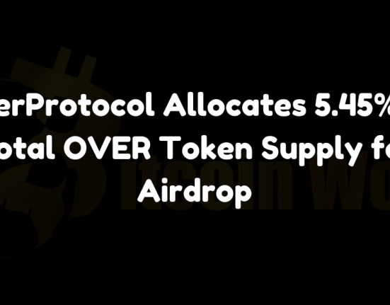 OverProtocol allocates 5.45% of total OVER token supply for an airdrop, aiming to enhance community engagement and ecosystem growth.