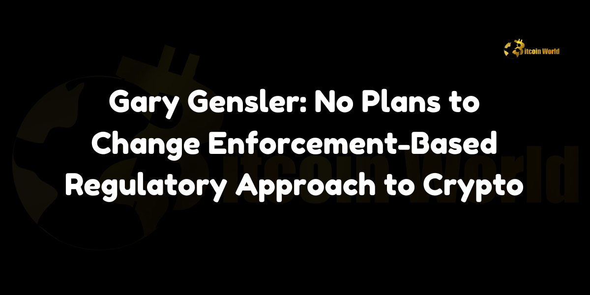 Gary Gensler reaffirms enforcement-based regulatory approach to cryptocurrencies, emphasizing investor protection and market integrity. Discover the implications for the crypto industry and future regulatory landscape.