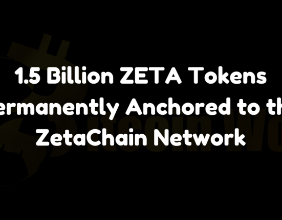 ZetaChain anchors 1.5 billion ZETA tokens to its Layer-1 network, limiting ERC-20 transfers to 600 million.