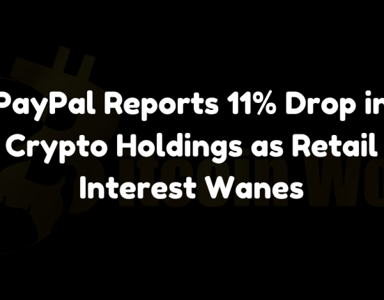 PayPal experiences an 11% decline in crypto holdings, signaling waning retail interest.