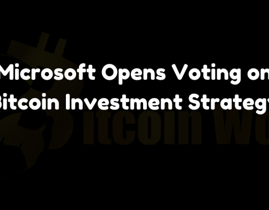 Microsoft shareholders vote on Bitcoin investment strategy amid board opposition.