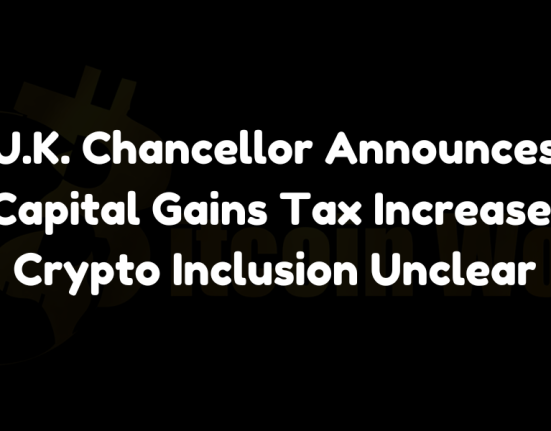 U.K. Chancellor Rachel Reeves announces capital gains tax increase from 10% to 18% for lower earners and from 20% to 24% for high earners. The inclusion of cryptocurrencies in the new tax regime remains unclear.